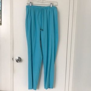 Draper's & Damon's turquoise gauze pants